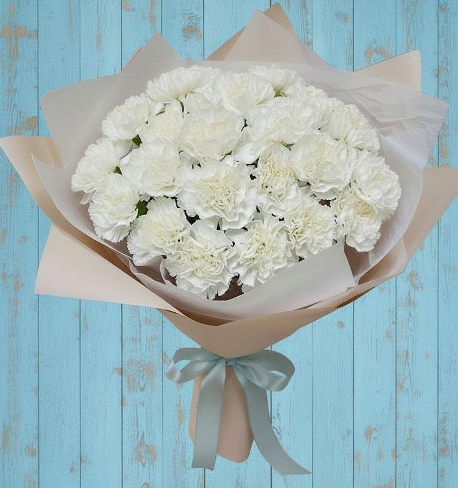 Букет цветов из: Гвоздики в Советской Краснодарского края