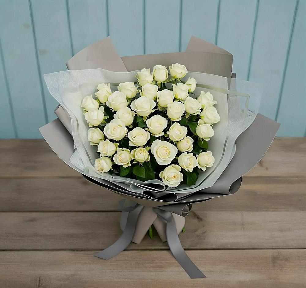 Букет Белоснежная нежность в Советской Краснодарского края
