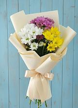 Букет цветов из:  Хризантемы в Советской Краснодарского края