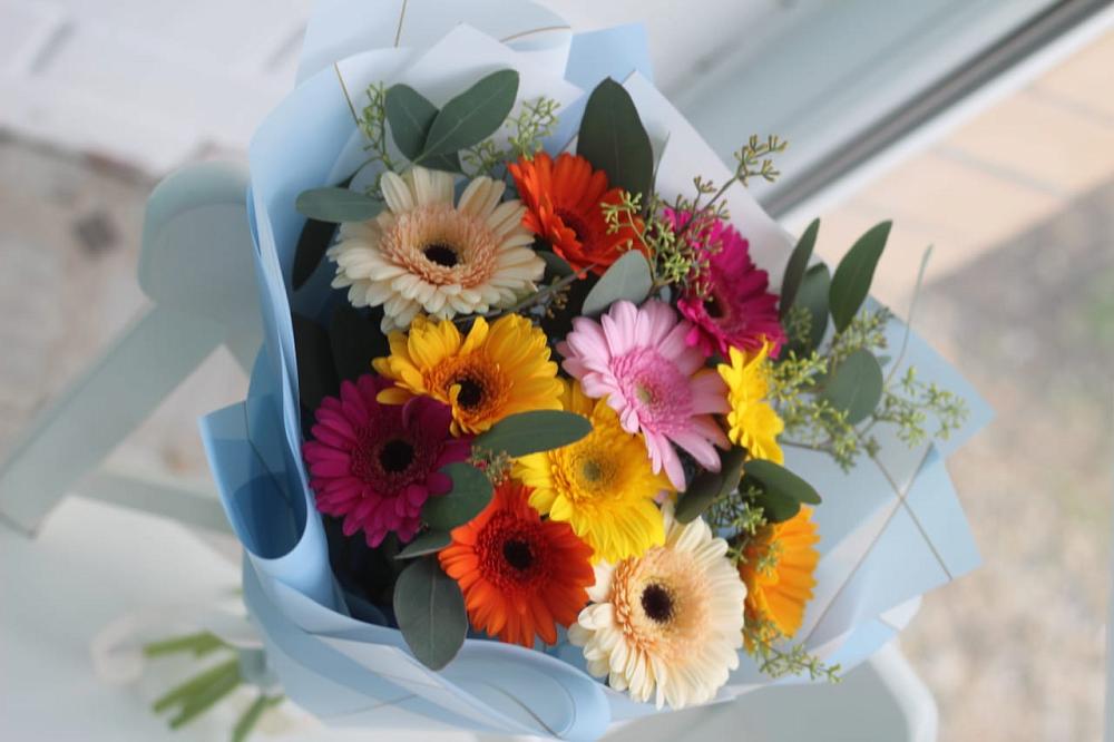 Букет цветов из: Герберы в Советской Краснодарского края