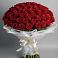 Букет 101 Красная роза Блэк Мэджик в Советской Краснодарского края