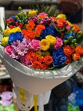 Букет цветов из:  Розы и Хризантемы #REPLACE_PRED# Советской Краснодарского края