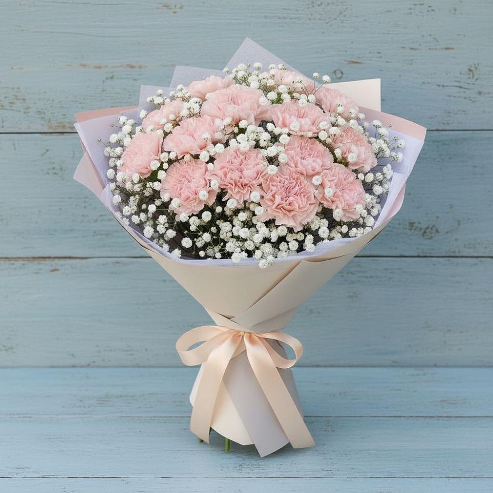 Букет цветов из: Гвоздики в Советской Краснодарского края