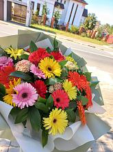 Букет цветов из:  Герберы #REPLACE_PRED# Советской Краснодарского края