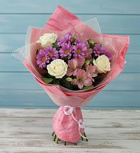 Букет цветов из:  Герберы в Советской Краснодарского края