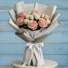 Букет цветов из:  Розы #REPLACE_PRED# Советской Краснодарского края
