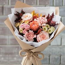 Букет цветов из:  Гвоздики, Хризантемы и Розы #REPLACE_PRED# Советской Краснодарского края