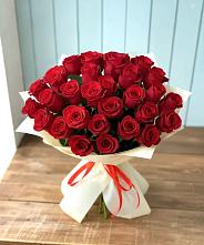 Букет 29 Красных роз в Советской Краснодарского края
