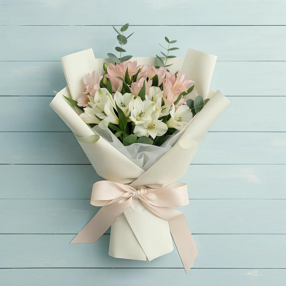 Букет цветов из: Альстромерии в Советской Краснодарского края